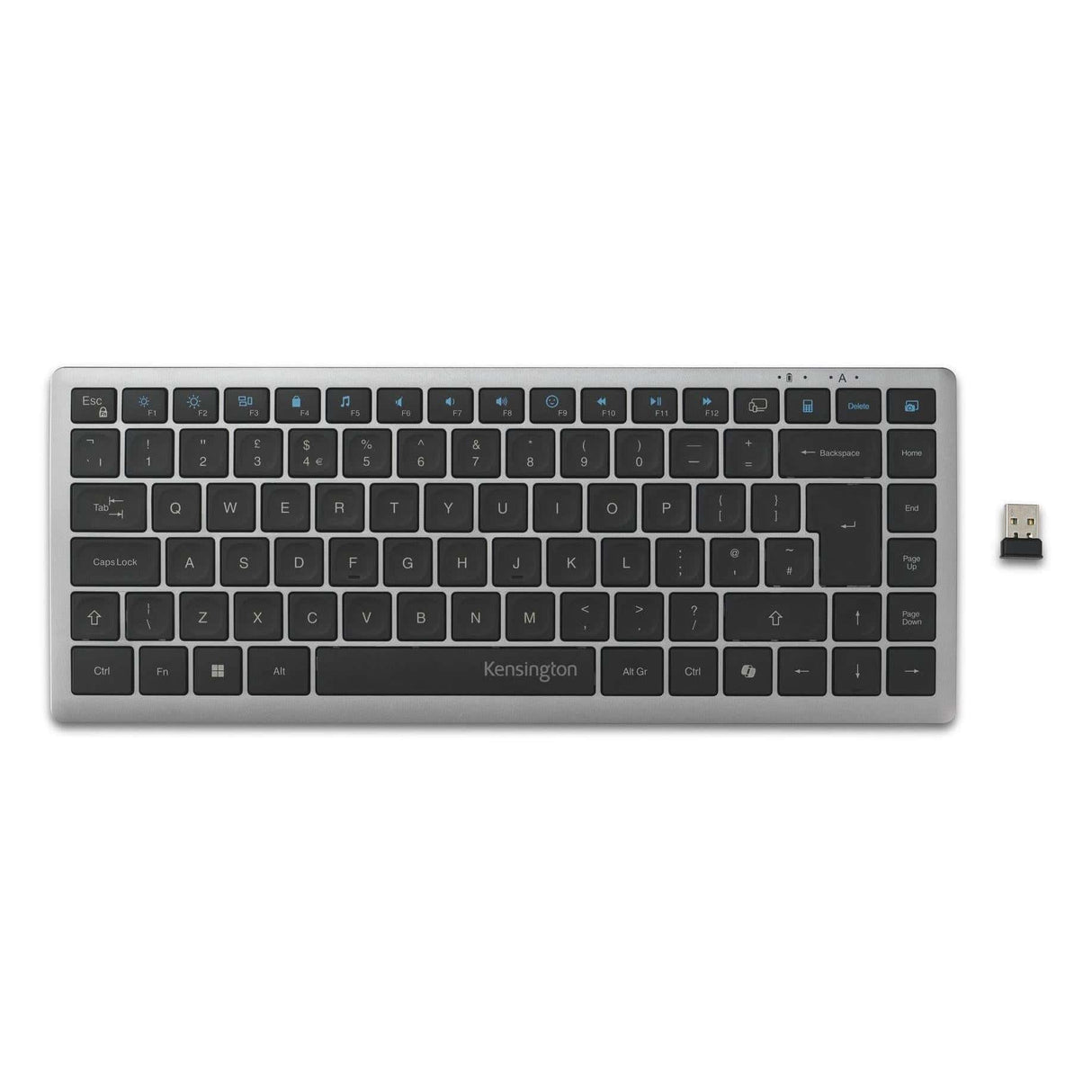 Kensington KB435 EQ Rechargeable Multi-Device Compact Keyboard K75409WW