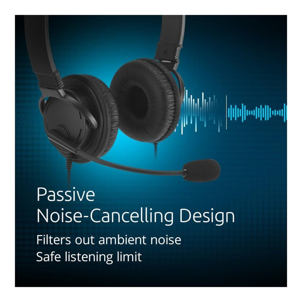 Kensington Classic EQ Wired Headset Black K97464WW