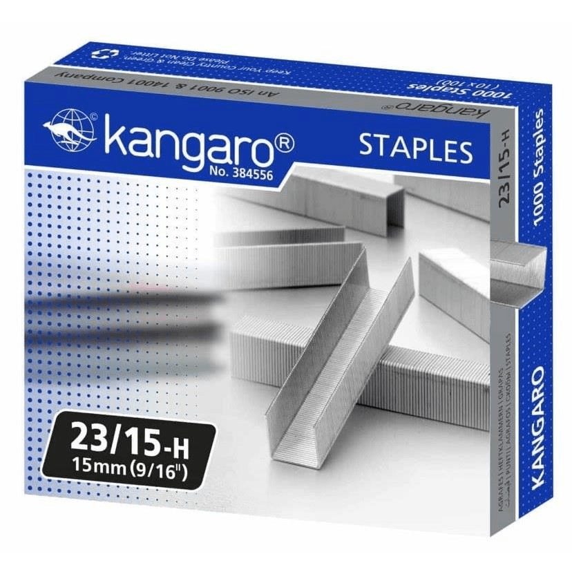 Kangaro 23/15-H Heavy Duty Staples 1000-pack KAN/S/23/15-H