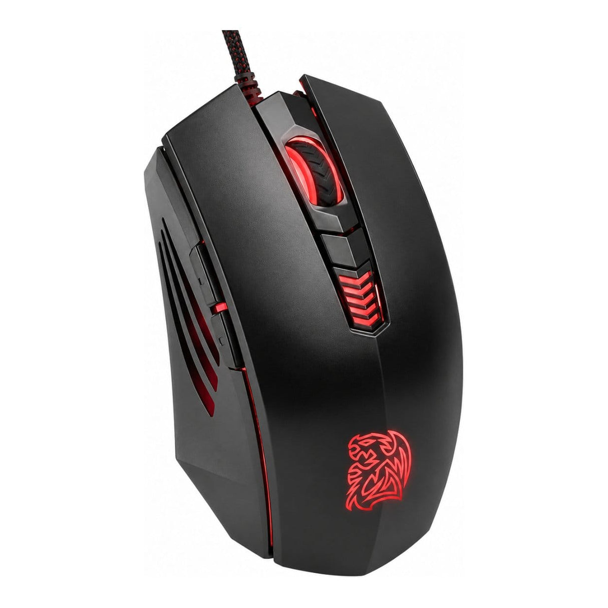Tt eSPORTS COMMANDER COMBO Multi Light Gaming Keyboard and Mouse Combo KB-CCM-PLBLUS-01