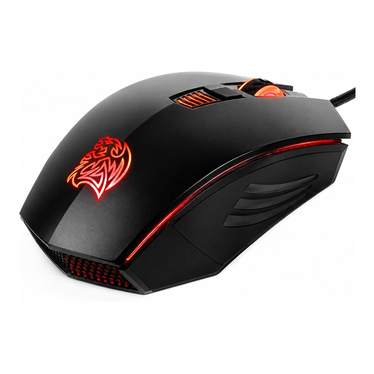Tt eSPORTS COMMANDER COMBO Multi Light Gaming Keyboard and Mouse Combo KB-CCM-PLBLUS-01