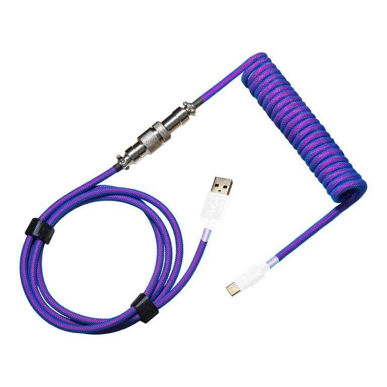 Cooler Master Type-C Coiled Cable Blue Purple KB-CLZ1
