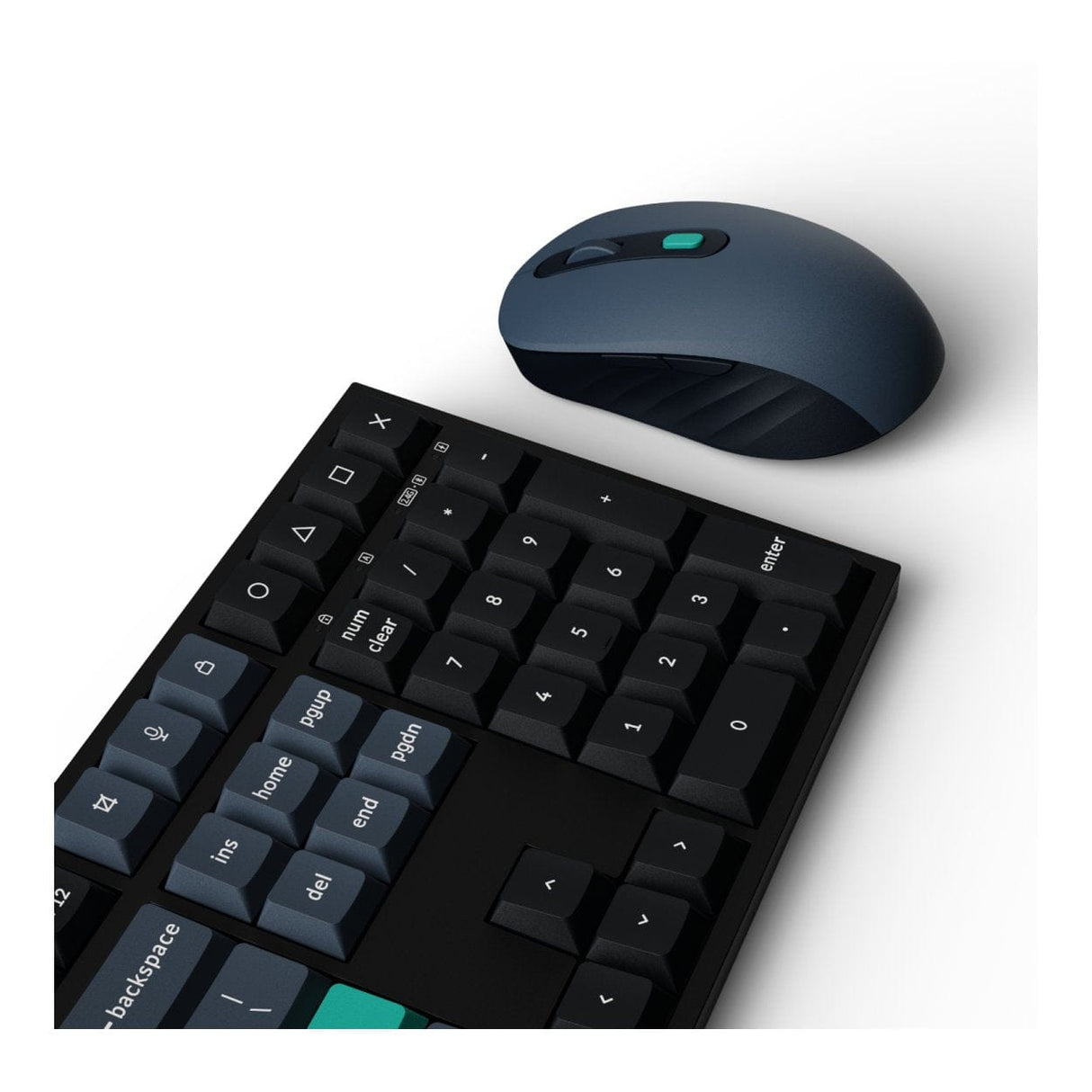 Keychron B36 and BM25 Wireless Keyboard and Mouse Combo - Black Green KCBD2