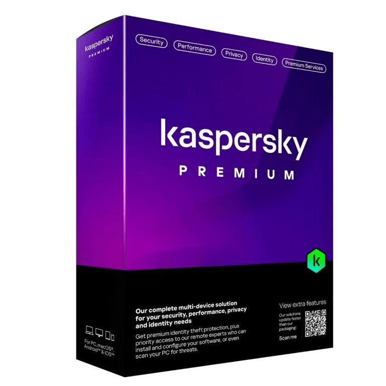 Kaspersky Premium 1-year 20-Device Total Security License with Customer Support KL10479DNFS