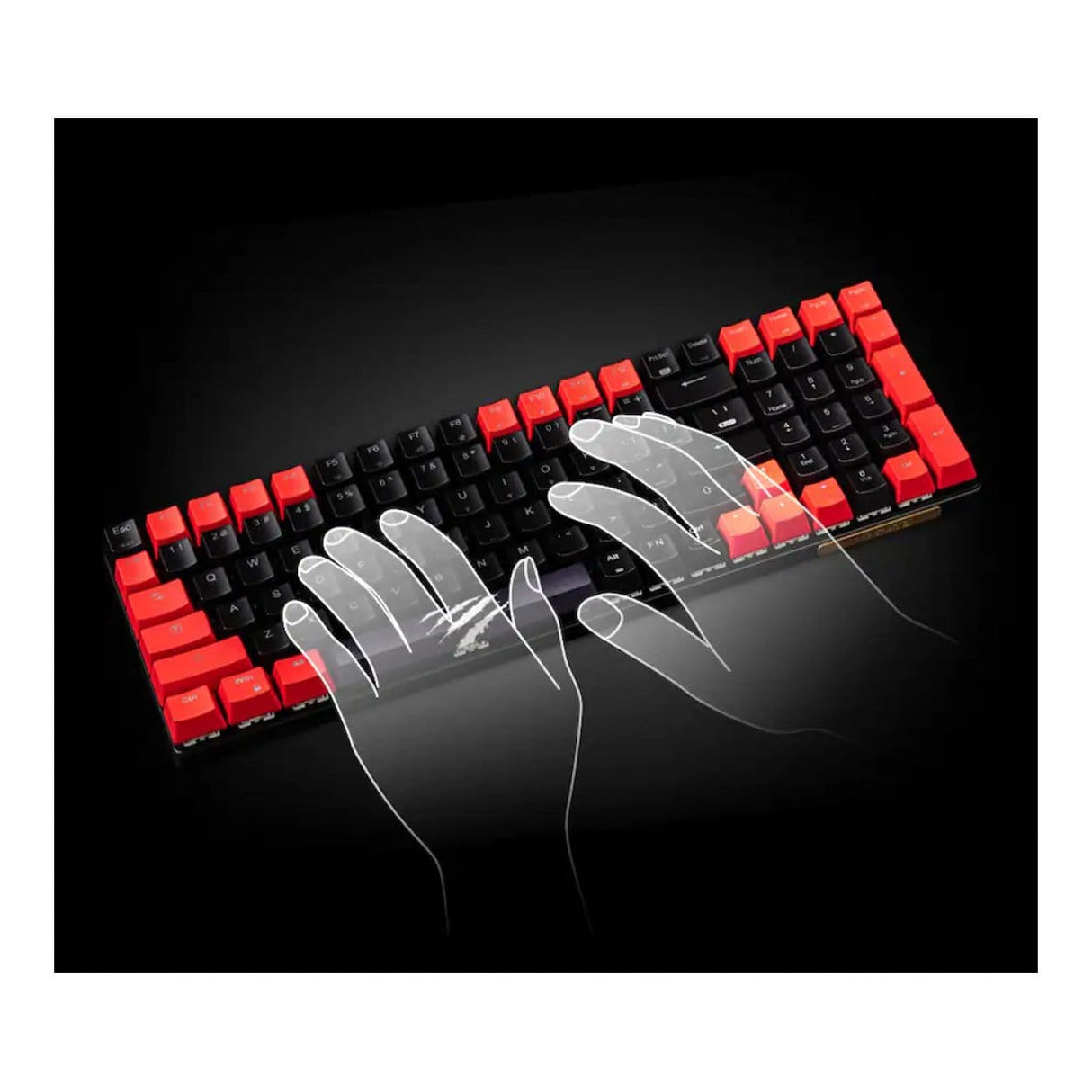 Mad Catz S.T.R.I.K.E. 11 Wireless RGB Mechanical Gaming Keyboard KS13NMUSBL000-0