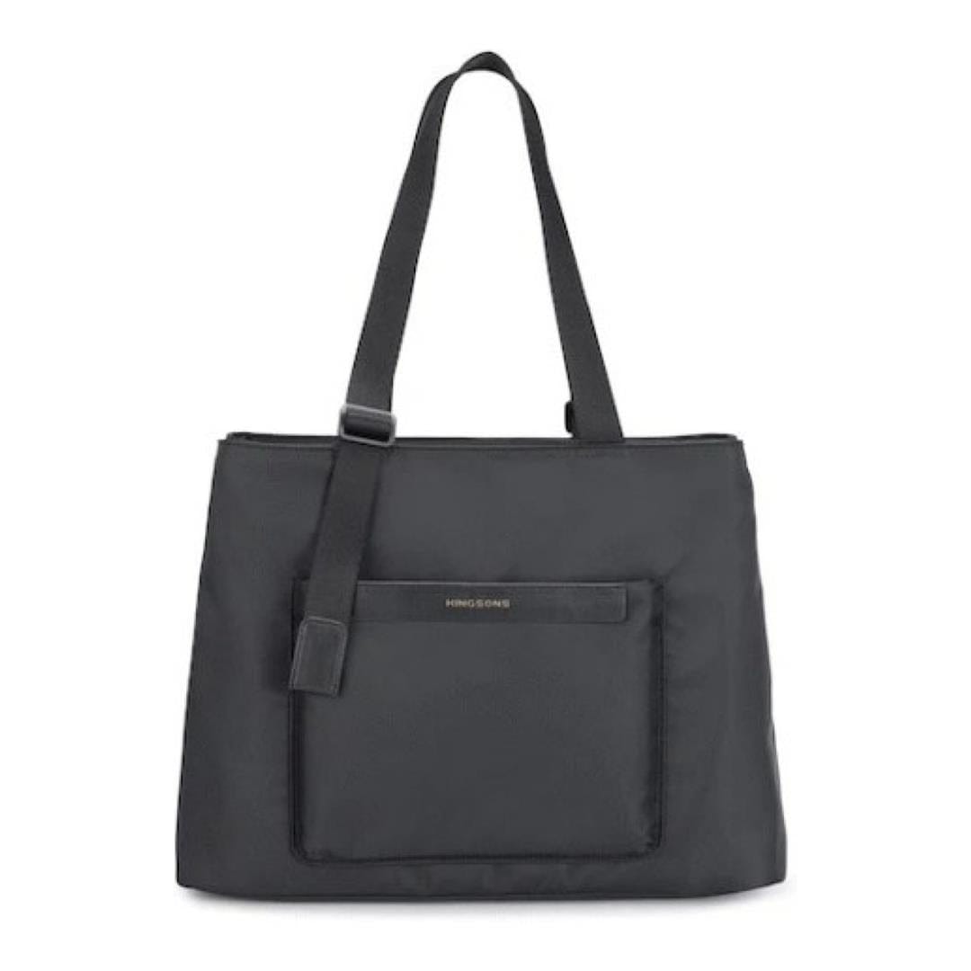 Kingsons Echo Ladies 15.6-inch Notebook Tote Bag Black KS25001