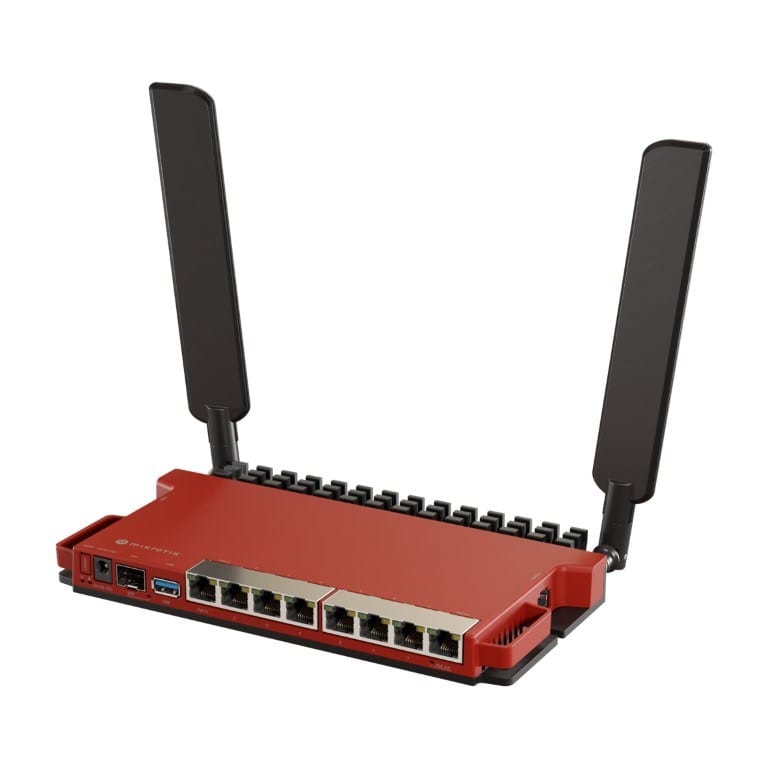 MikroTik 8-port Gigabit Dual Core Wi-Fi 6 Router with 1x 2.5Gbps SFP+ port L009UIGS-2HAXD-IN