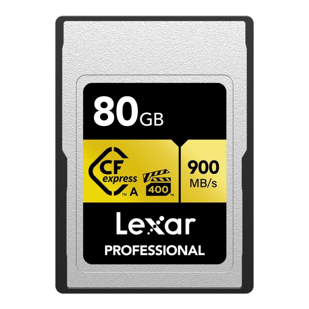 Lexar Professional CFexpress 80GB Memory Card GOLD Series LCAGOLD080G-RNENG
