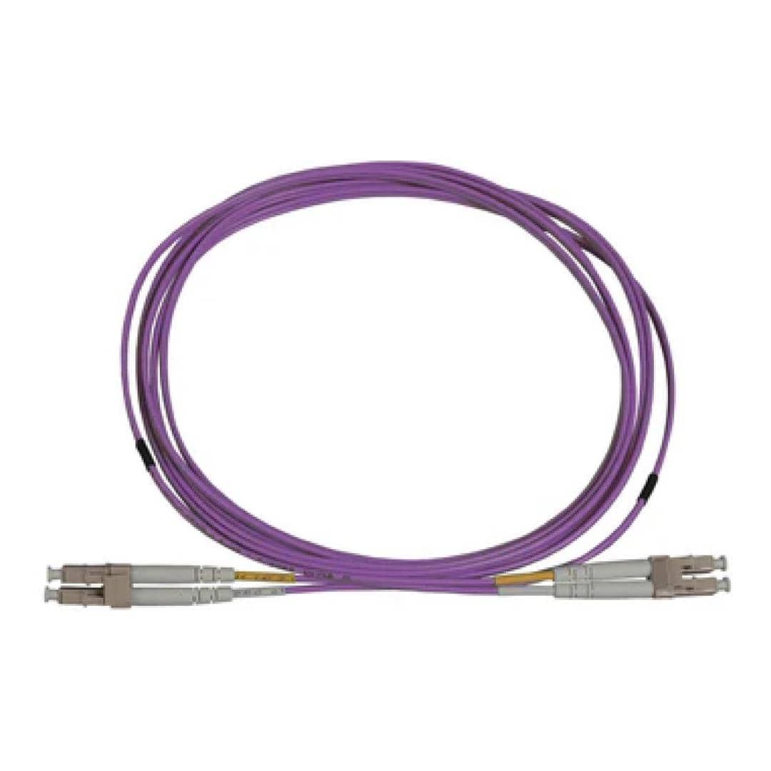 Globalsix LC-LC OM4 DX Patch Cord 1m Purple LCLCOM4D2PU1M