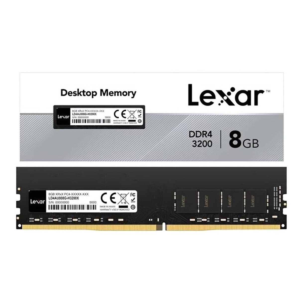 Lexar LD4AU008G-B3200GSST Memory Module 8GB 1x8GB DDR4 3200MHz
