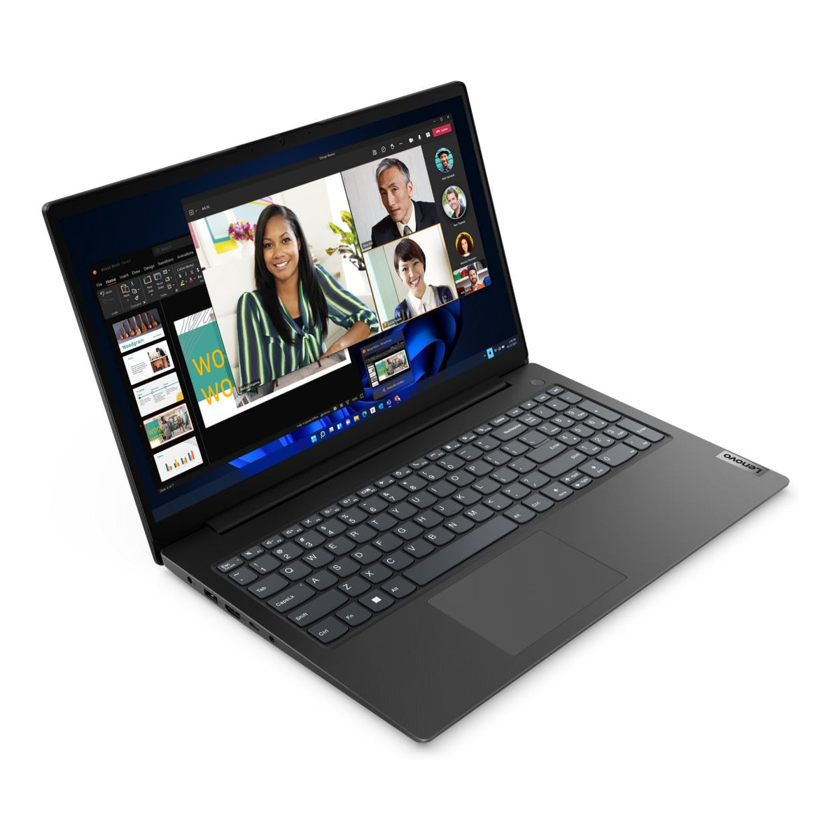 Lenovo V15 AMD Ryzen 5 15.6-inch Win 11 Home Laptop and Mouse & Backpack & Headphone Bundle