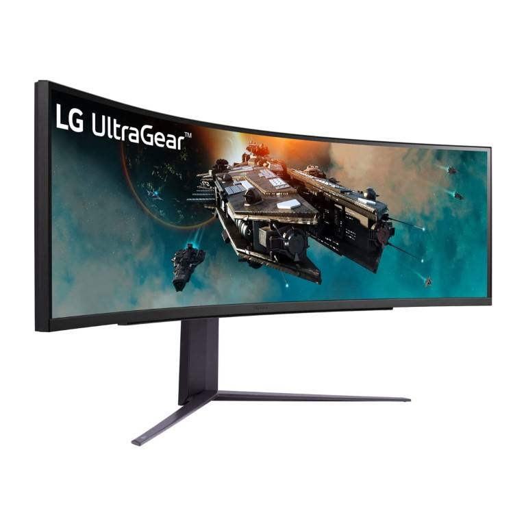 LG UltraGear 49-inch 5120 x 1440p Dual QHD 32:9 240Hz 1ms Ultrawide Curved Monitor LGE49GR85DC