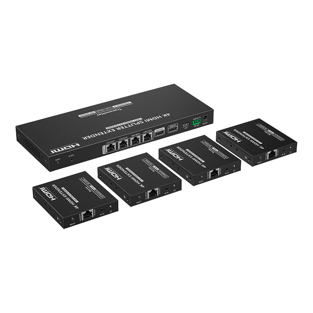 Lenkeng 4K 60Hz 1x4 HDMI IPColour Splitter LKV824P-N