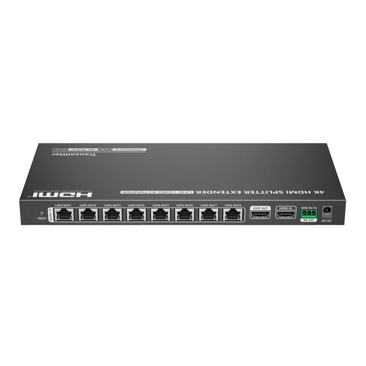 Lenkeng 4K 1x8 HDMI Splitter Extender LKV828P-N