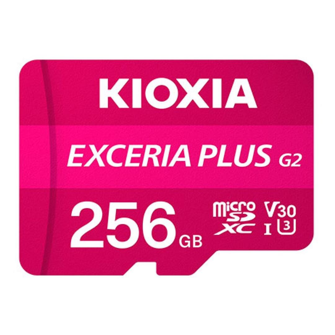 Kioxia EXCERIA PLUS G2 256GB MicroSD Memory Card LMPL2M256GG2