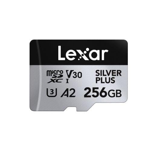 Lexar Professional SILVER PLUS 256GB MicroSDXC Memory Card LMSSIPL256G-BNANG