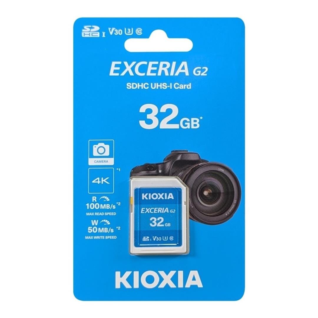 Kioxia EXCERIA G2 32GB SD Memory Card LNEX2L032GG4