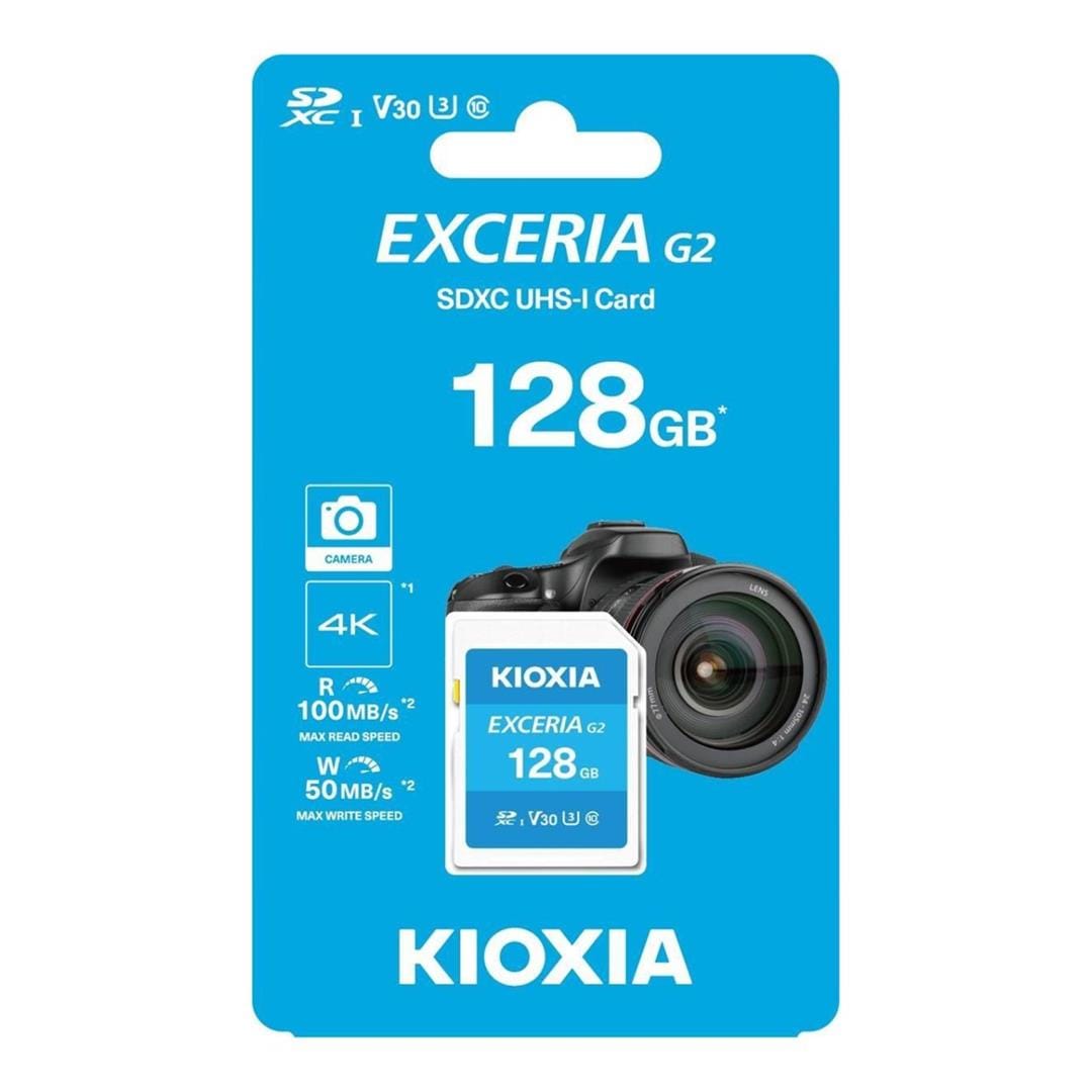 Kioxia EXCERIA G2 128GB SD Memory Card LNEX2L128GG4