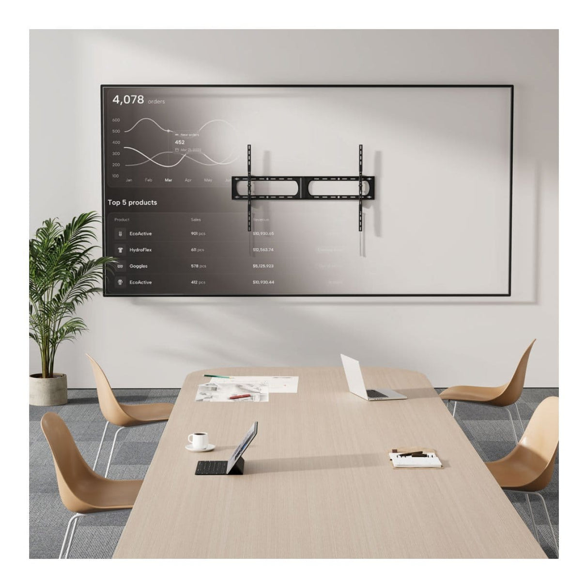 Lumi 37-140-inch Massive Super Heavy Duty TV Wall Mount LP73-812T