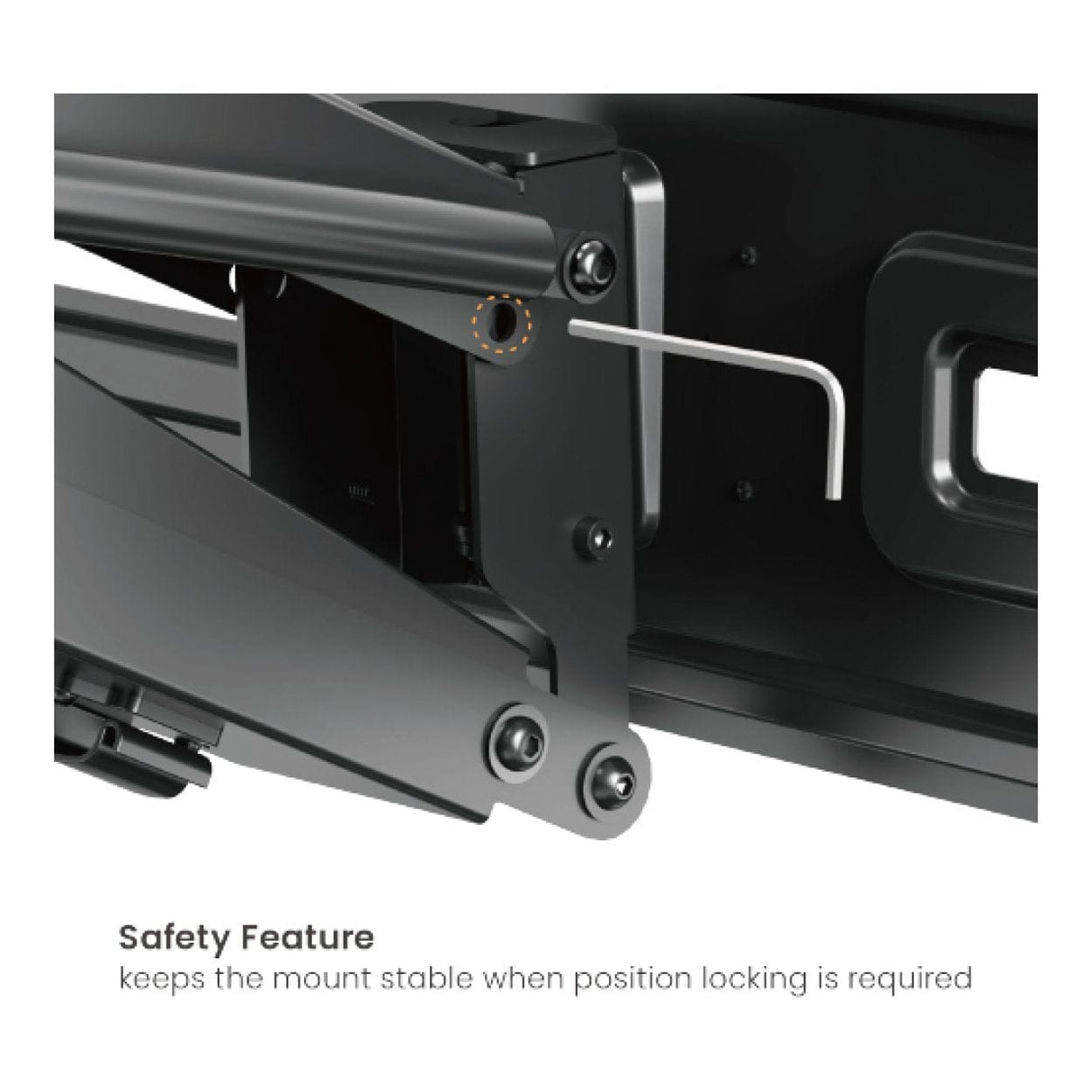 Lumi 65-85-inch Premium Pull Down Mantel TV Mount LPA53N-461L