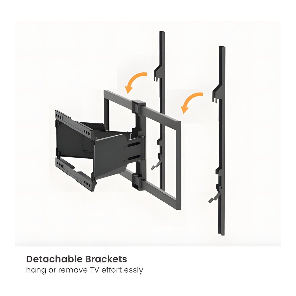 LUMI 50 to 100-inch Ultra-Slim Heavy-Duty Full-Motion TV Mount LPA88-684