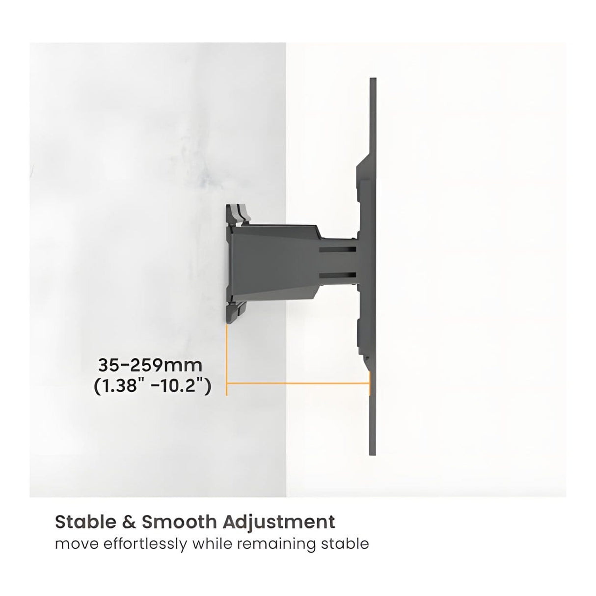 LUMI 50 to 100-inch Ultra-Slim Heavy-Duty Full-Motion TV Mount LPA88-684