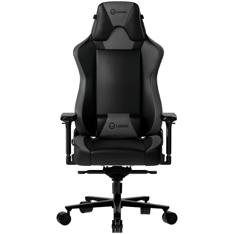 Lorgar Base 311 Eco-leather Gaming Chair Black Grey LRG-CHR311BGY
