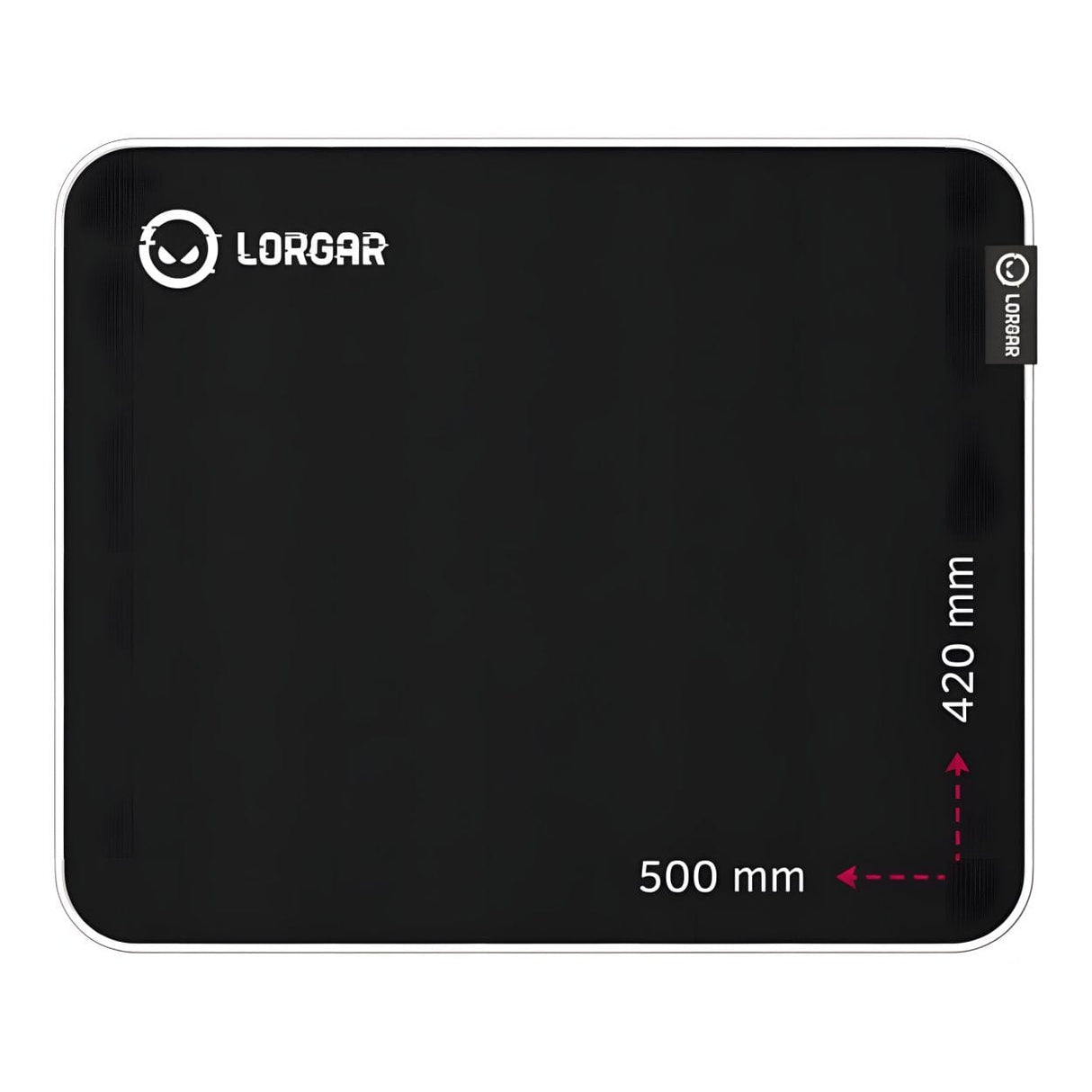 Lorgar Legacer 755 Gaming Mouse Pad Black and Purple LRG-CMP755