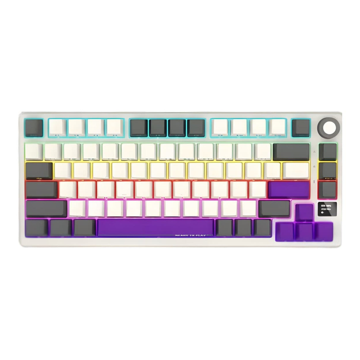 Lorgar KBP7075W Wireless 75 Mechanical Gaming Keyboard Pro Beige LRG-KBP7075W-RT-US