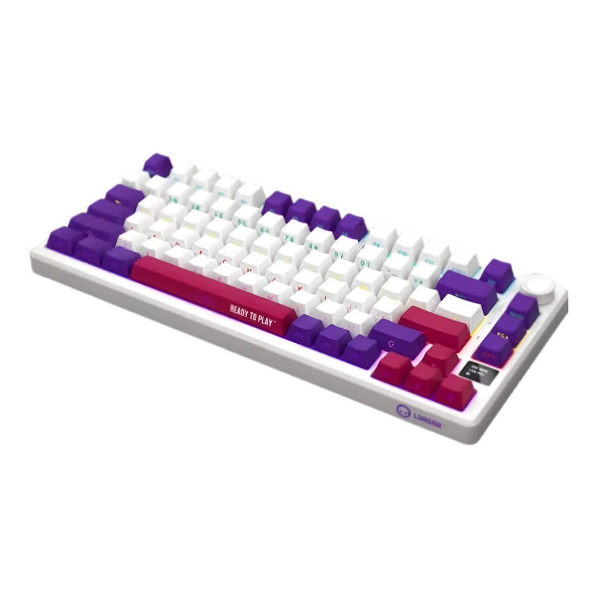 Lorgar KBP7075W Wireless 75 Mechanical Gaming Keyboard Pro White LRG-KBP7075W-WH-US