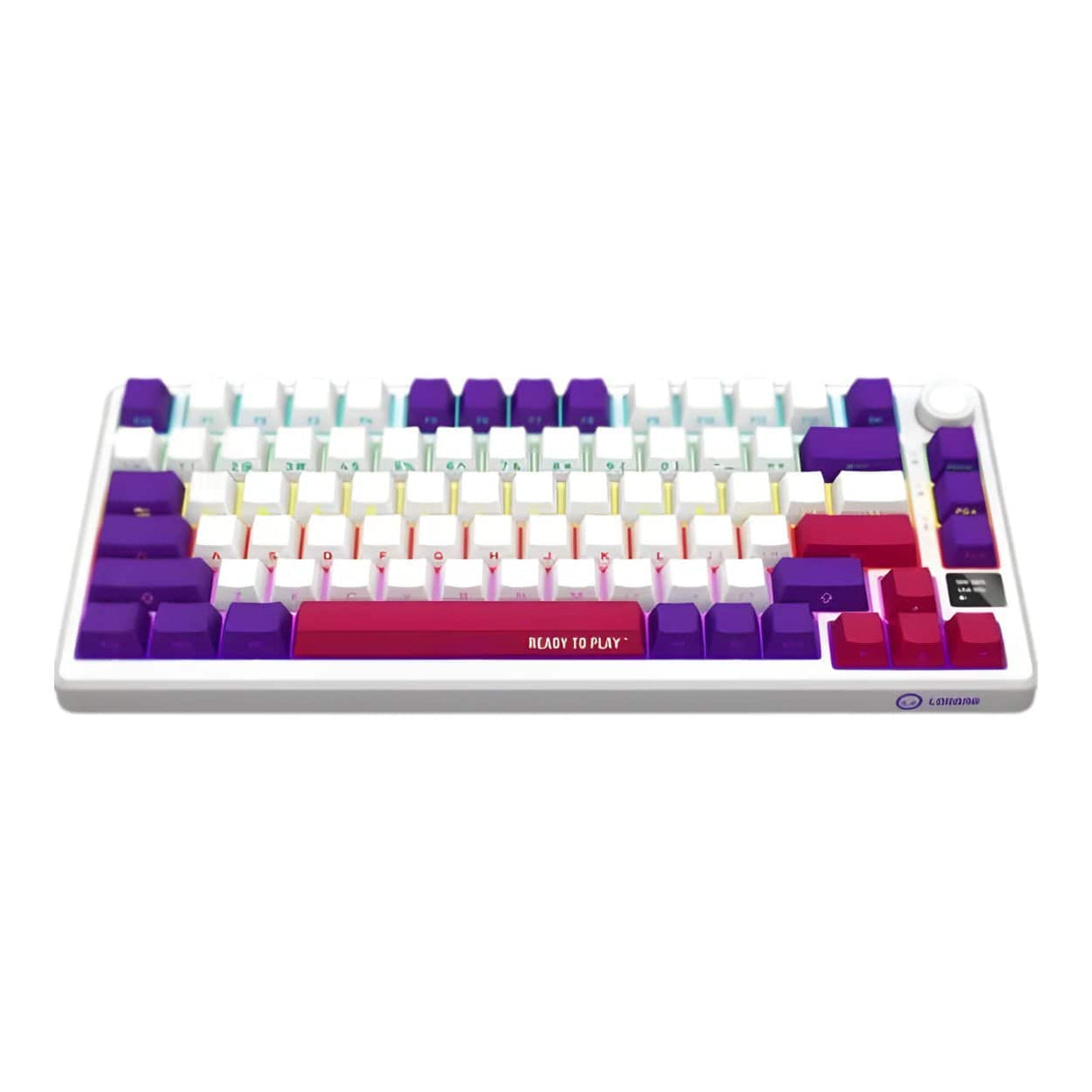 Lorgar KBP7075W Wireless 75 Mechanical Gaming Keyboard Pro White LRG-KBP7075W-WH-US
