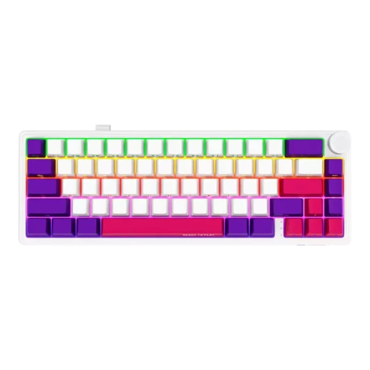 Lorgar KBP70MW Pro Wireless Mechanical Gaming Keyboard White LRG-KBP70MW-WH-US