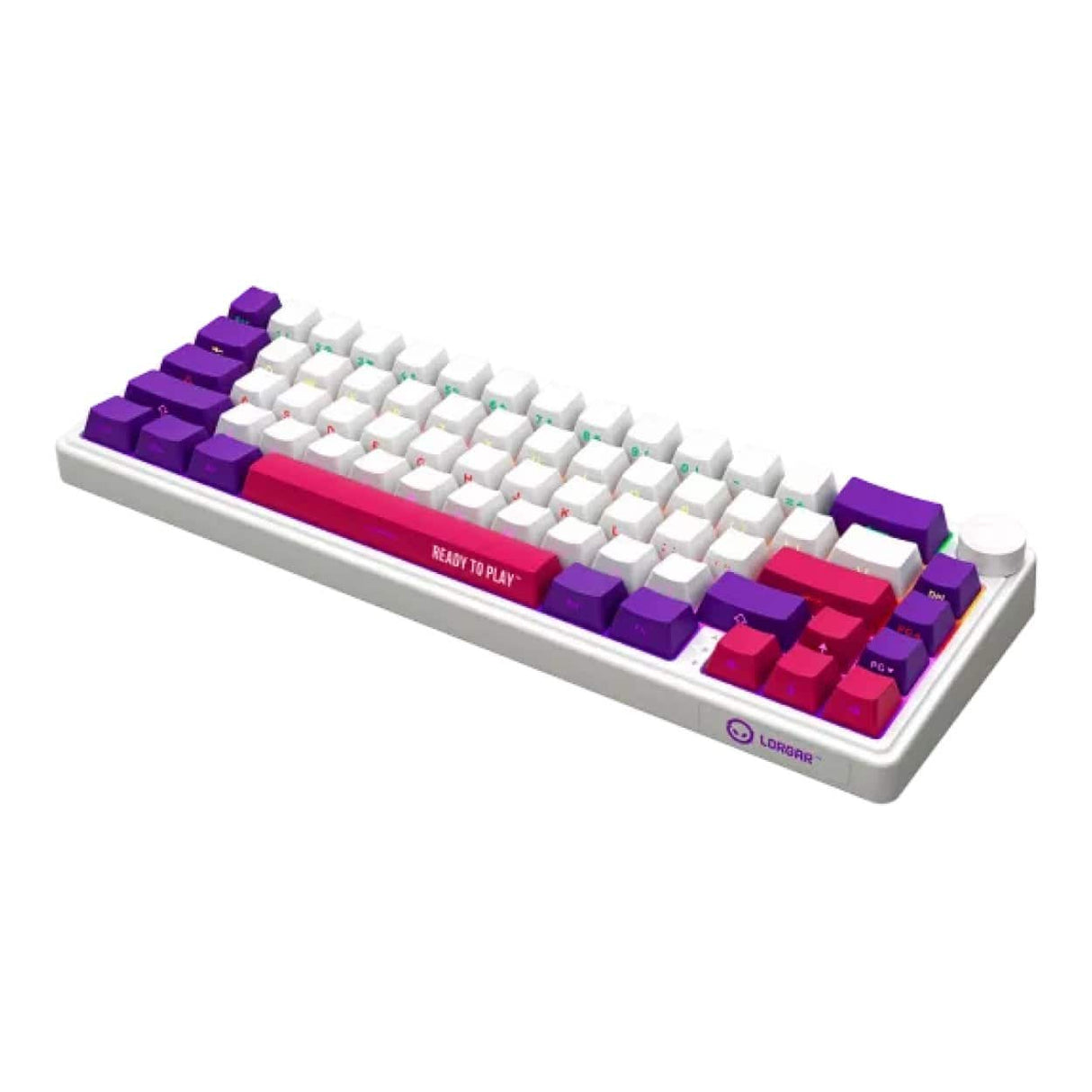 Lorgar KBP70MW Pro Wireless Mechanical Gaming Keyboard White LRG-KBP70MW-WH-US