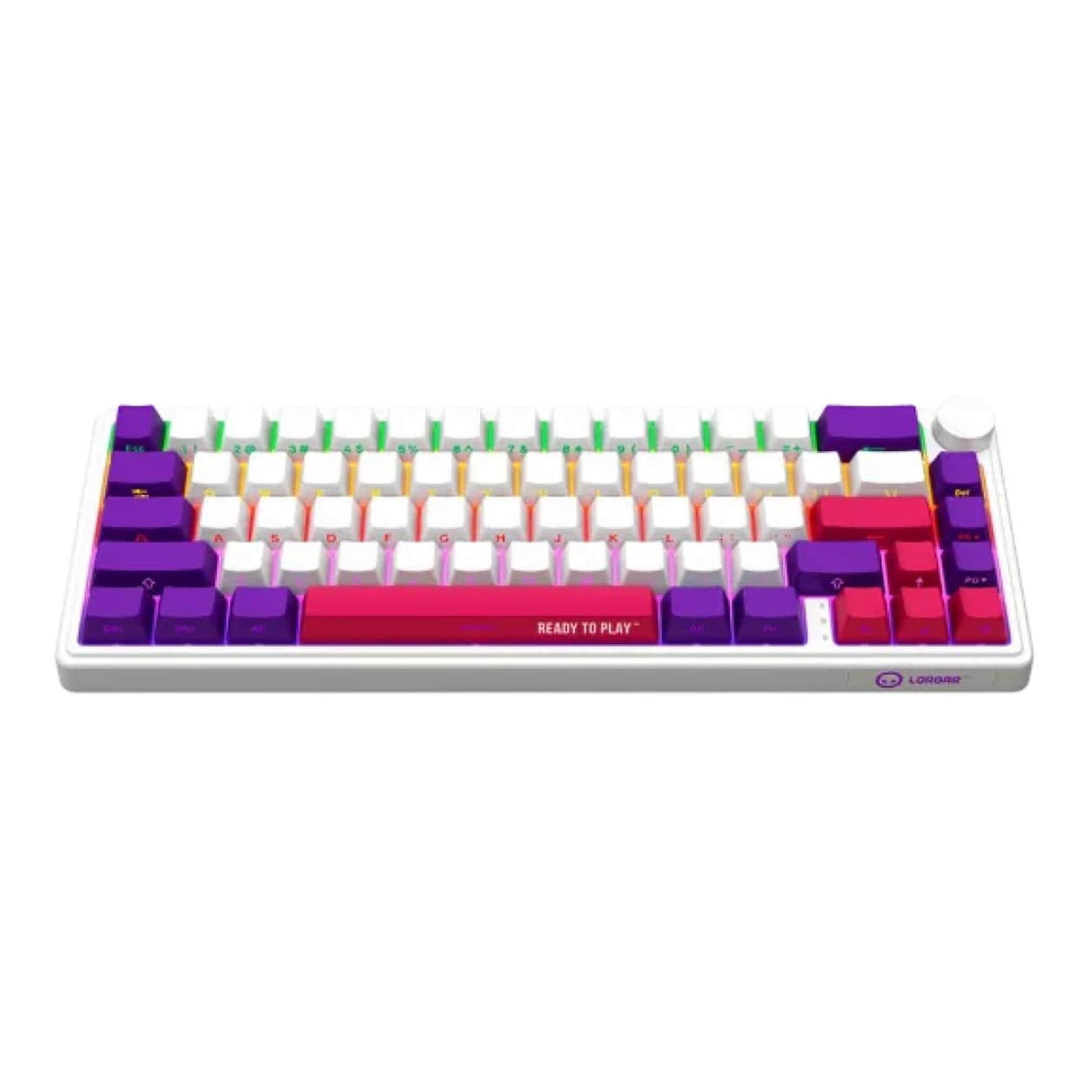 Lorgar KBP70MW Pro Wireless Mechanical Gaming Keyboard White LRG-KBP70MW-WH-US