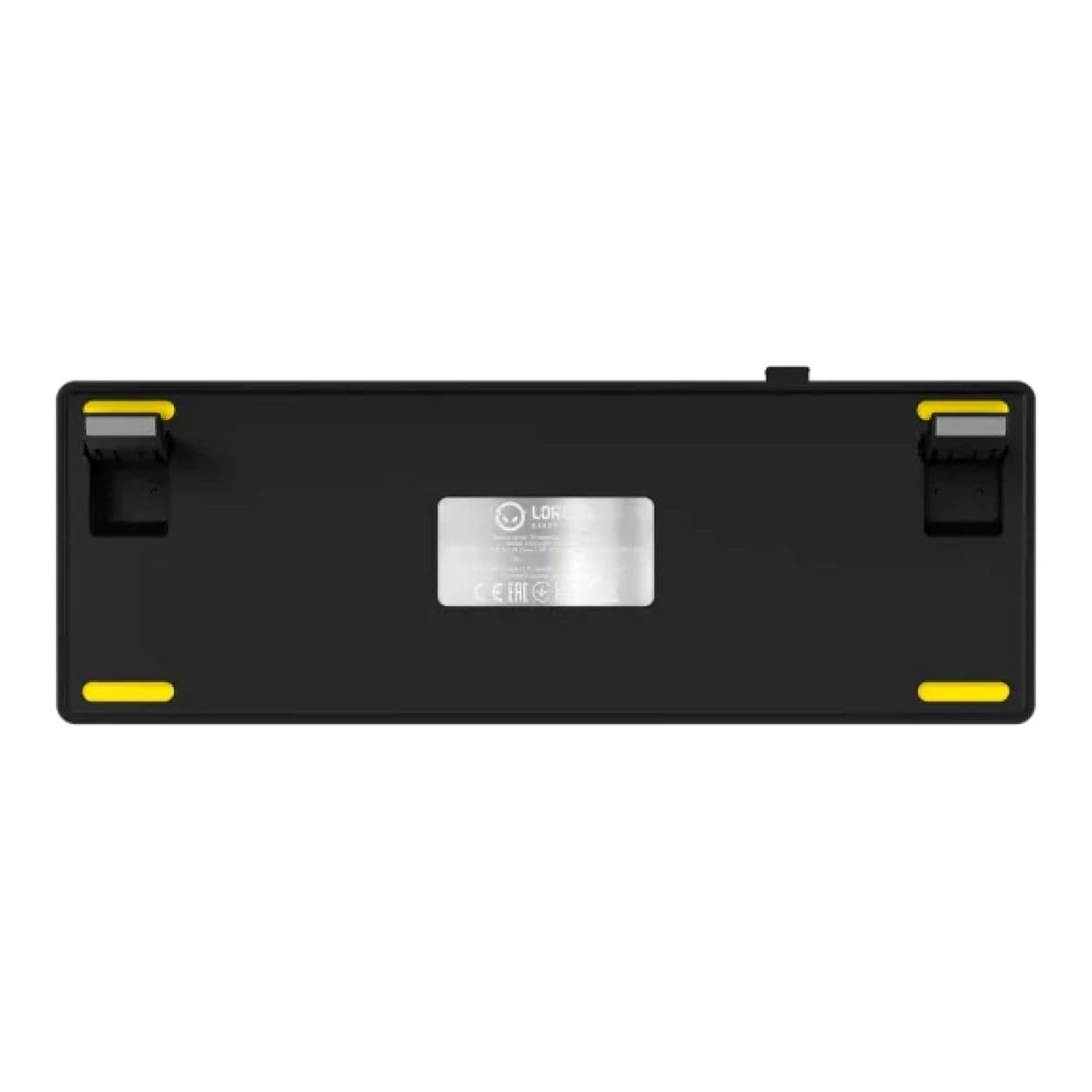 Lorgar KBP70MW Pro Wireless Mechanical Gaming Keyboard Black and Yellow LRG-KBP70MW-YL-US