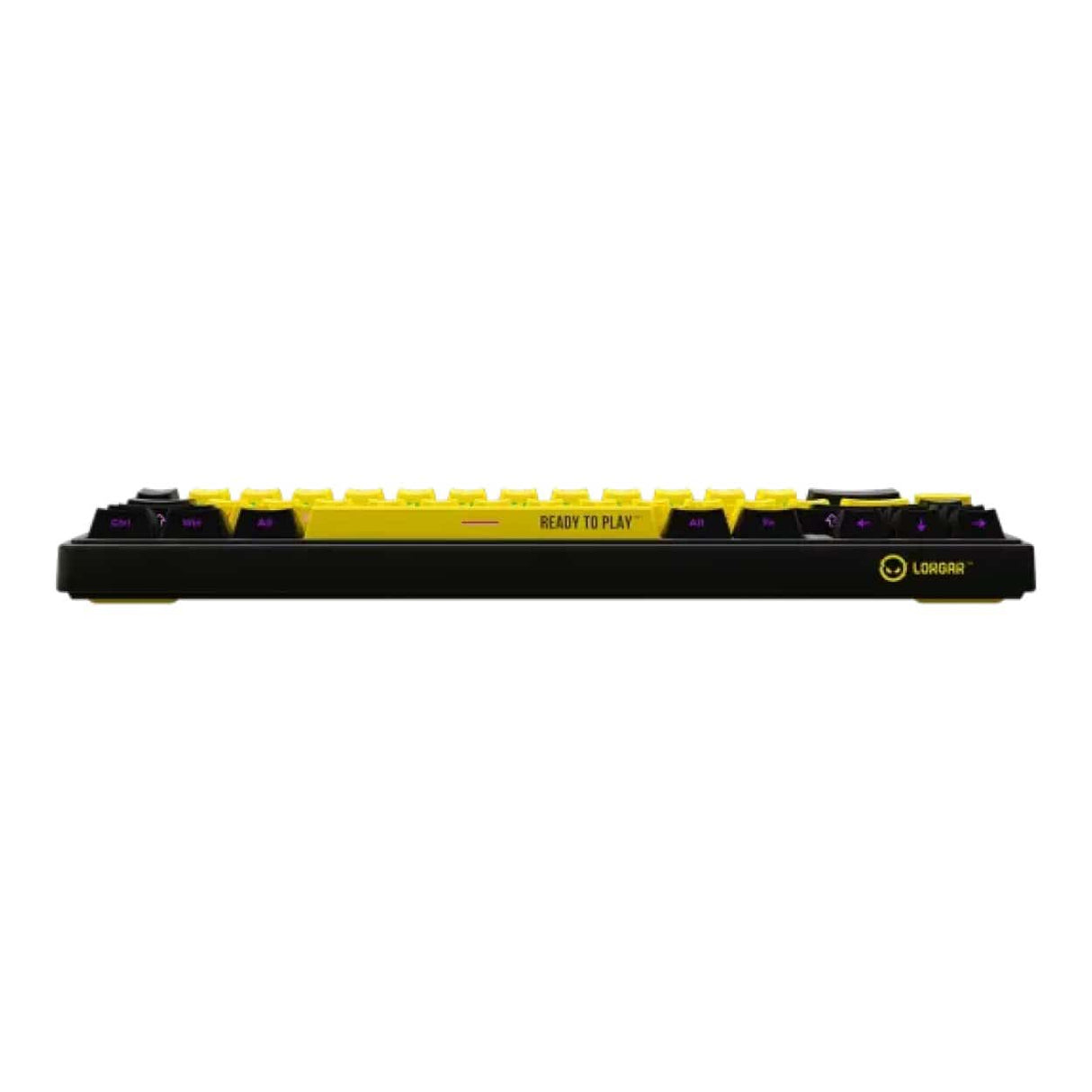 Lorgar KBP70MW Pro Wireless Mechanical Gaming Keyboard Black and Yellow LRG-KBP70MW-YL-US