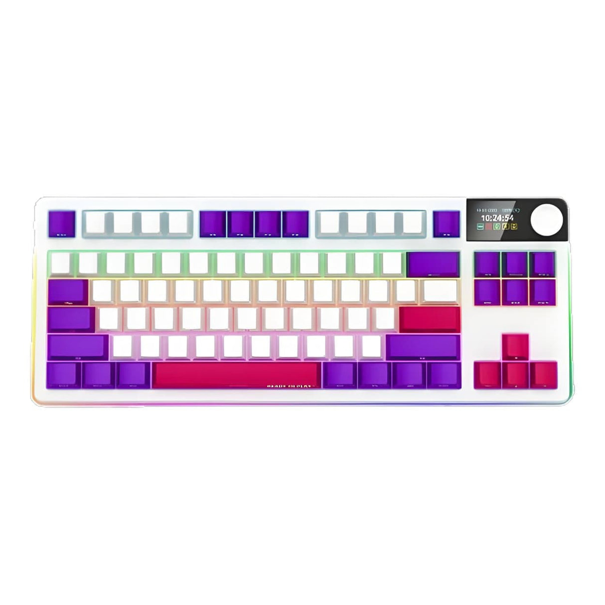 Lorgar KBP70TKLW Wireless TKL Mechanical Gaming Keyboard Pro White LRG-KBP70TKLW-WH-US