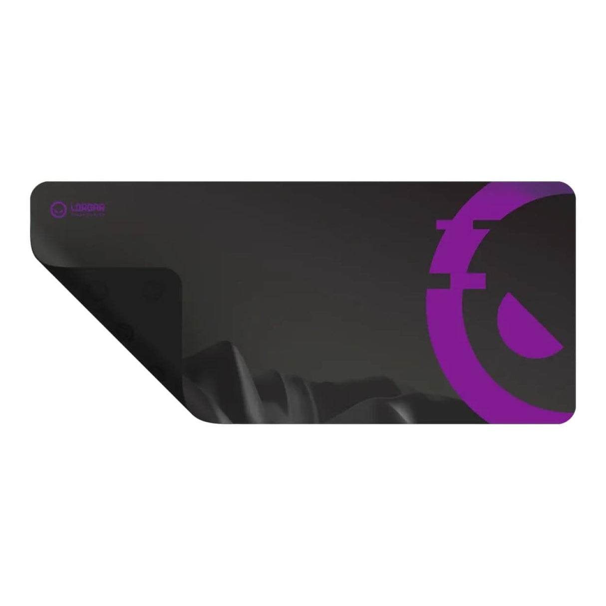 Lorgar MPA15XL Waterproof Polyester Gaming Mouse Pad Black and Purple LRG-MPA15XL