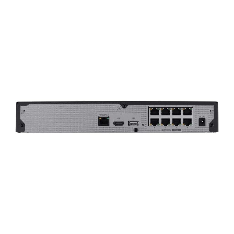 Hanwha Wisenet 8-ch 5MP NVR with 8-port PoE LRN-810S