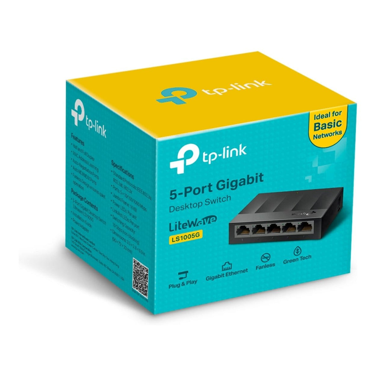 TP-Link LiteWave LS1005G 5-port GbE Desktop Unmanaged Switch