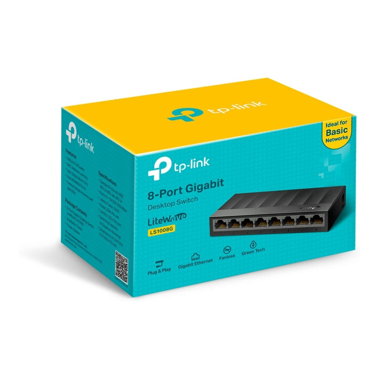 TP-Link LiteWave LS1008G 8-port GbE Desktop Unmanaged Switch