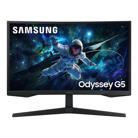 Samsung Odyssey G55C 27-inch 2560 x 1440p QHD 16:9 165Hz 1ms LED VA Curved Gaming Monitor LS27CG552EUXEN