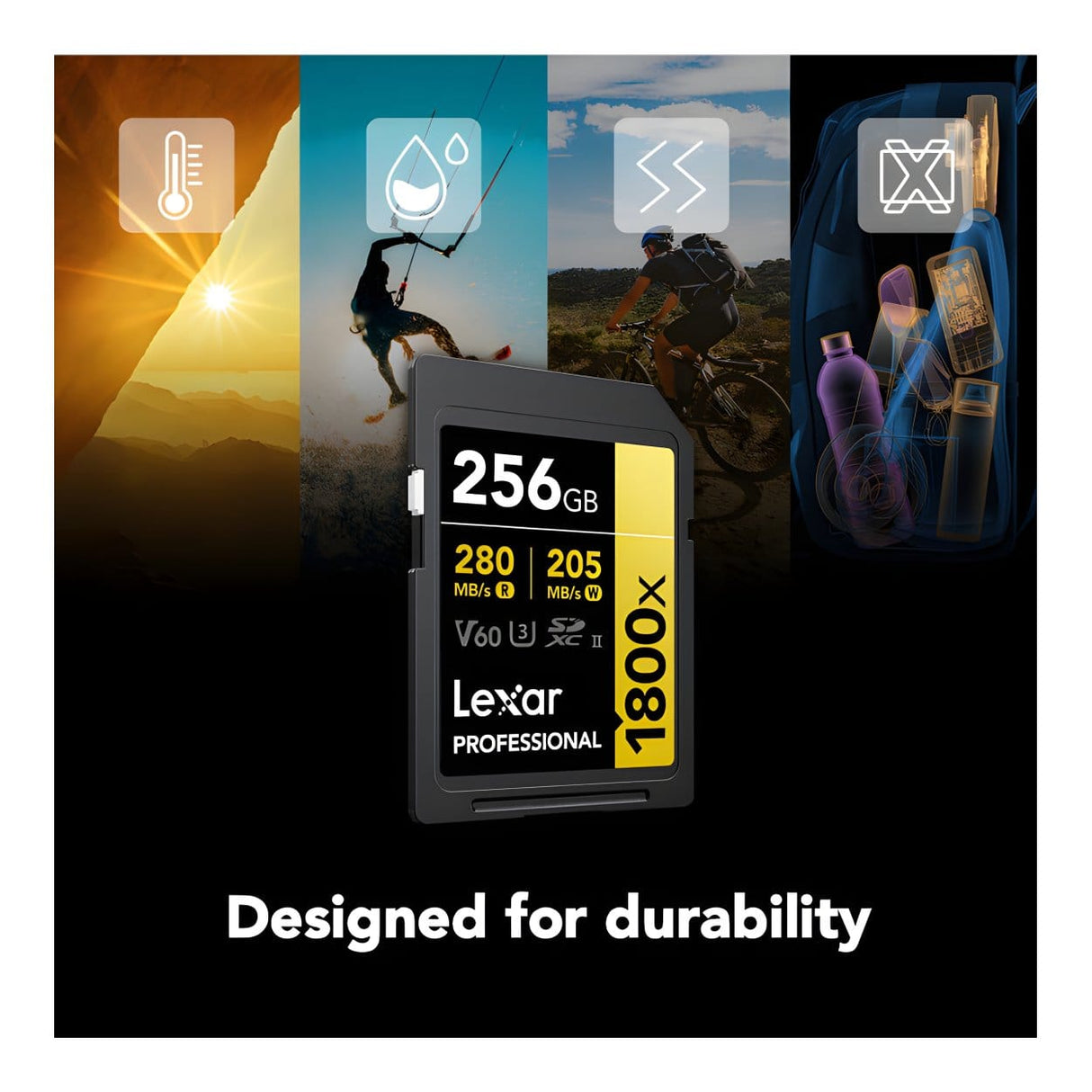 Lexar LSD1800256G-BNNNG 256GB SDXC Class 10 Memory Card