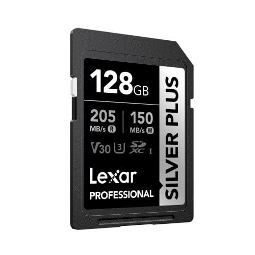 Lexar Professional SILVER PLUS 128GB SDXC Memory Card LSDSIPL128G-BNNNG