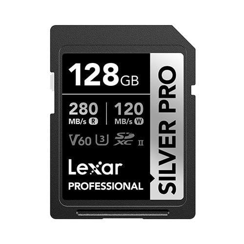 Lexar Professional SILVER PRO 128GB SDXC Memory Card LSDSIPR128G-BNNNG