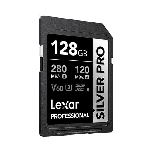 Lexar Professional SILVER PRO 128GB SDXC Memory Card LSDSIPR128G-BNNNG
