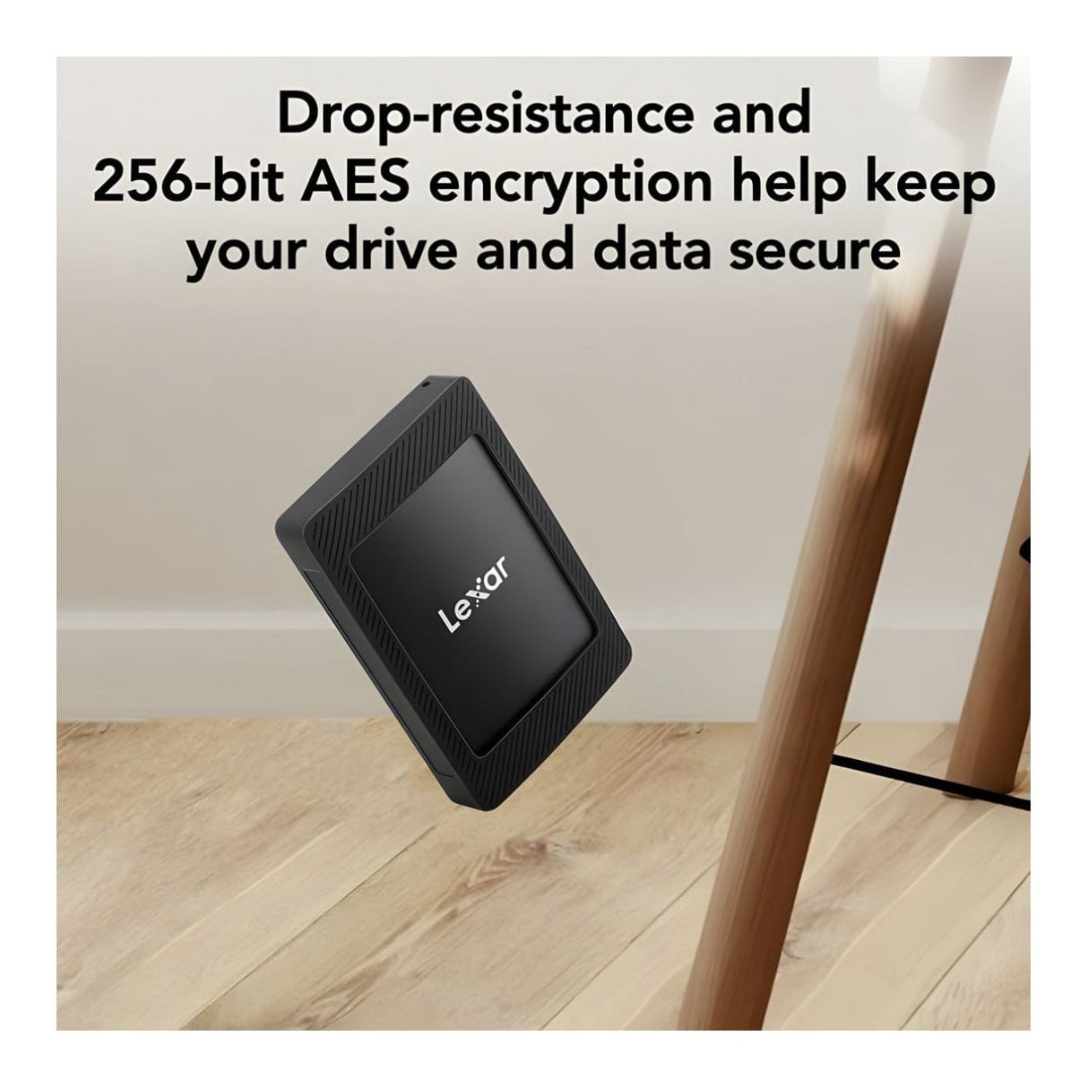 Lexar SL500 2TB USB Type-C 3.2 Gen 2x2 Black External SSD