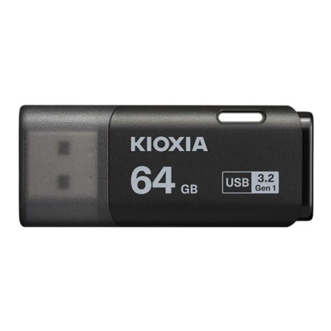 Kioxia LU301K064GG4 64GB USB Type-A 3.2 Gen 1 Black USB Flash Drive
