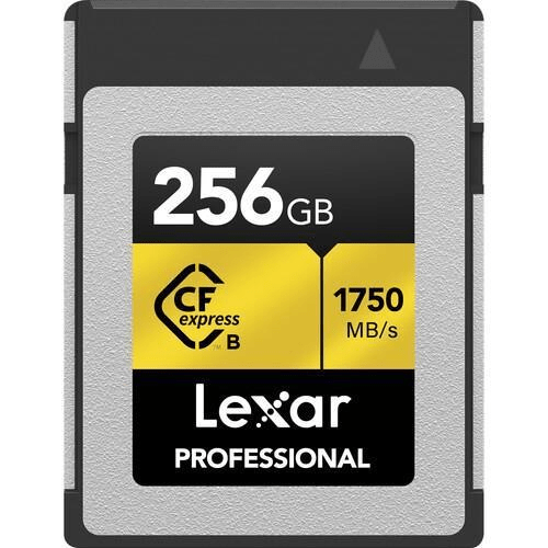 Lexar 256GB Professional CFexpress Type B Memory Card LXCFX10-256