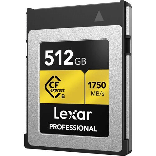 Lexar 512GB Professional CFexpress Type B Memory Card LXCFX10-512